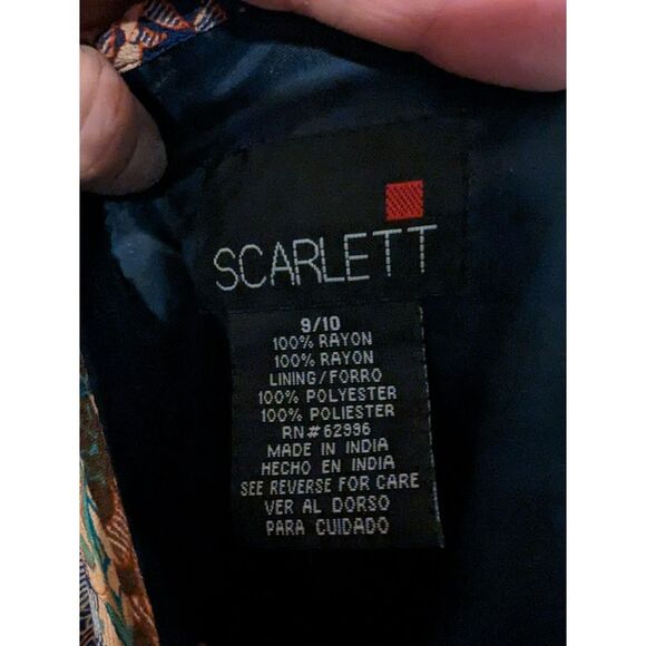 New! Junior's Boho Patchwork Dress - Picture 4 of 4